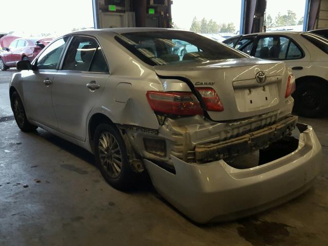 4T1BE46K78U221752 - 2008 TOYOTA CAMRY CE SILVER photo 3