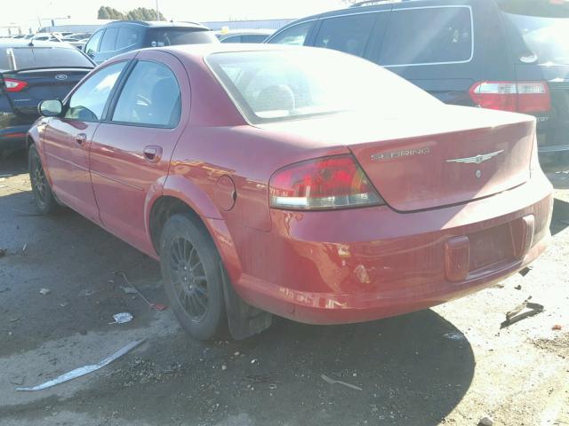 1C3EL46XX5N691089 - 2005 CHRYSLER SEBRING MAROON photo 3