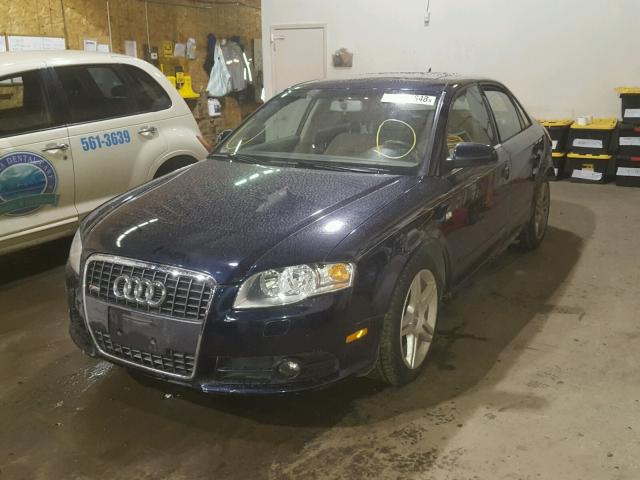 WAUDF78E68A076625 - 2008 AUDI A4 2.0T QU BLUE photo 2