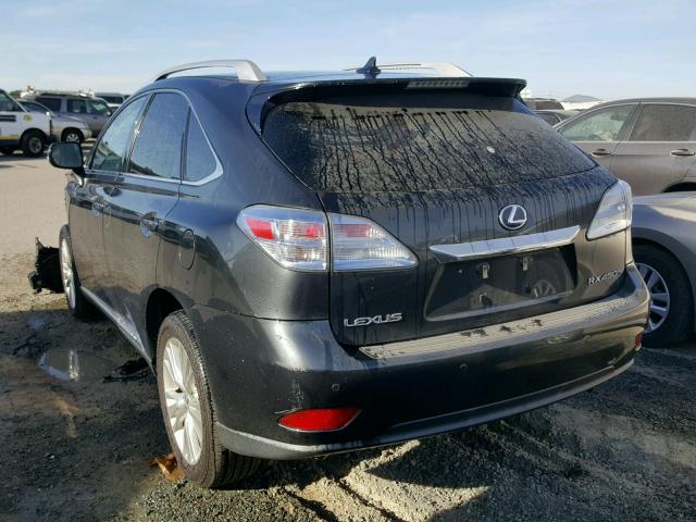 JTJBC1BA2A2012696 - 2010 LEXUS RX 450 CHARCOAL photo 3