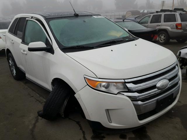 2FMDK3JC8CBA63528 - 2012 FORD EDGE SEL WHITE photo 1