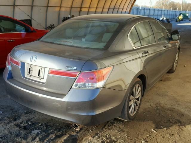 1HGCP2F72CA018217 - 2012 HONDA ACCORD EX GRAY photo 4