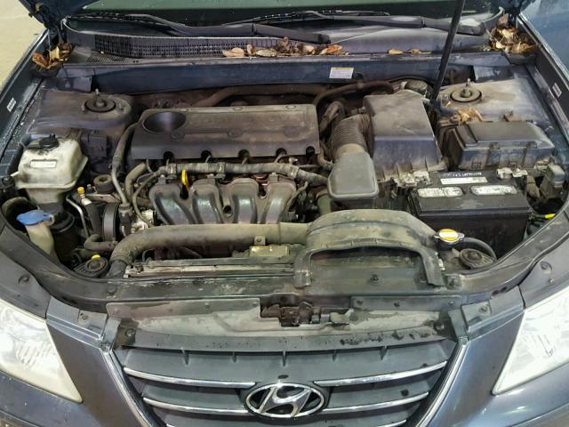 5NPET46C69H546596 - 2009 HYUNDAI SONATA GLS GRAY photo 7