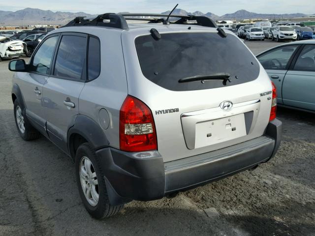 KM8JN12DX6U305417 - 2006 HYUNDAI TUCSON GLS SILVER photo 3