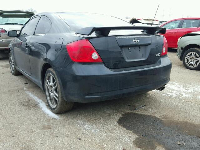 JTKDE177060129031 - 2006 TOYOTA SCION TC 黑色 照片 3