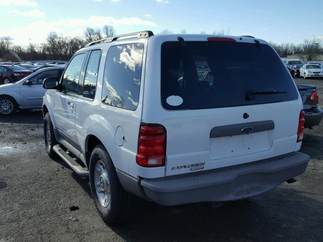 1FMZU70E12UC56462 - 2002 FORD EXPLORER S WHITE photo 3