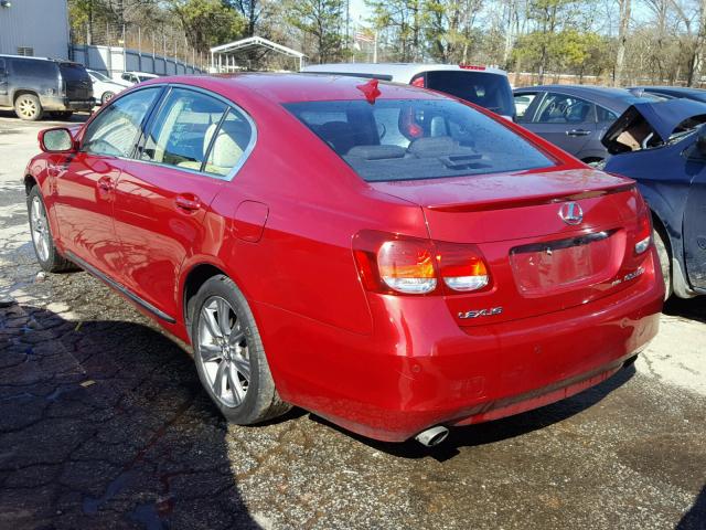 JTHCE1KS2A0027851 - 2010 LEXUS GS 350 RED photo 3