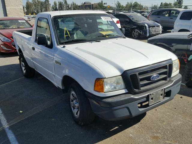 1FTYR10D95PA68166 - 2005 FORD RANGER WHITE photo 1