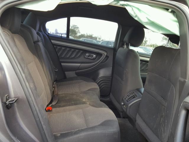 1FAHP2E87DG173638 - 2013 FORD TAURUS SEL GRAY photo 6