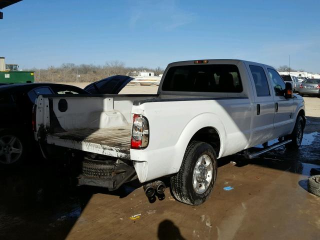 1FT7W2AT2EEB61574 - 2014 FORD F250 SUPER WHITE photo 4