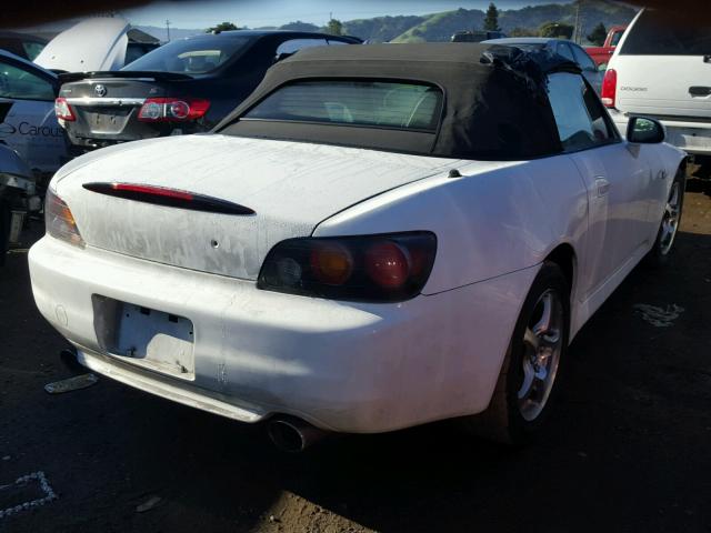 JHMAP21496S002080 - 2006 HONDA S2000 WHITE photo 4