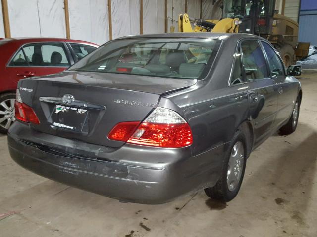 4T1BF28B84U379977 - 2004 TOYOTA AVALON XL GRAY photo 4