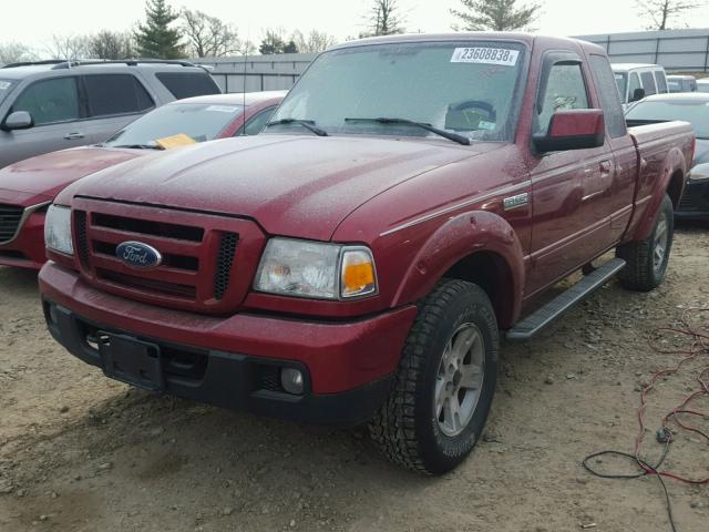 1FTZR45E56PA06742 - 2006 FORD RANGER SUP RED photo 2