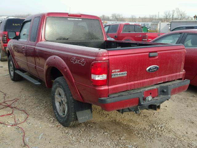 1FTZR45E56PA06742 - 2006 FORD RANGER SUP RED photo 3