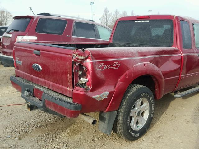 1FTZR45E56PA06742 - 2006 FORD RANGER SUP RED photo 9