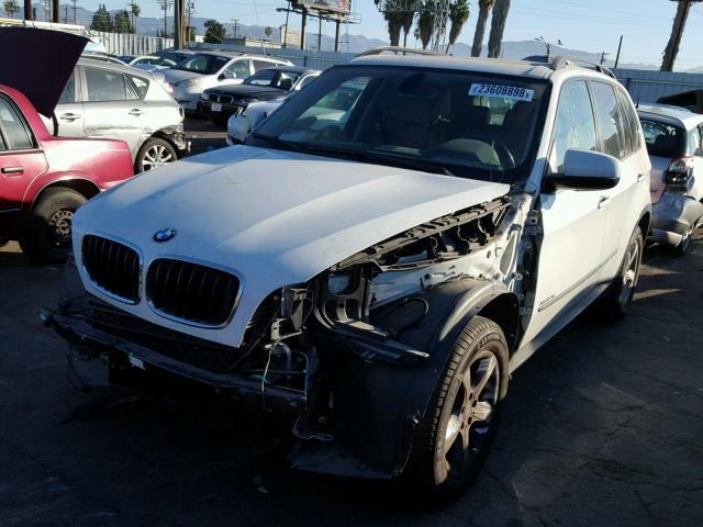 5UXFE435X9L263195 - 2009 BMW X5 XDRIVE3 Ақ фото 2