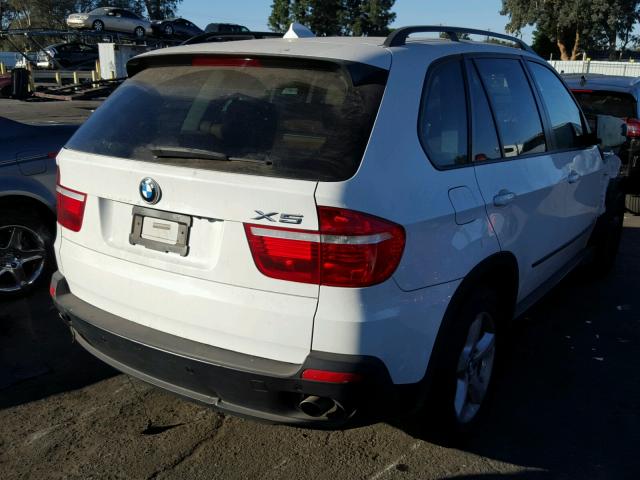 5UXFE435X9L263195 - 2009 BMW X5 XDRIVE3 WHITE photo 4