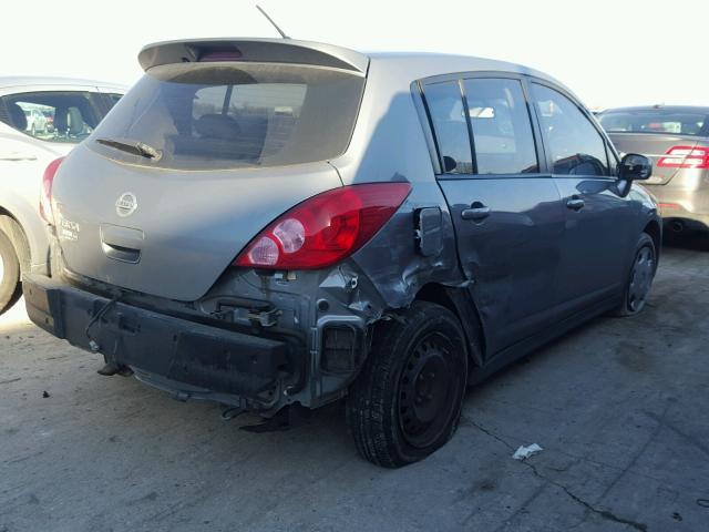 3N1BC13E19L387383 - 2009 NISSAN VERSA S CHARCOAL photo 4