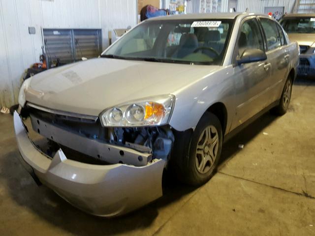 1G1ZS58F58F138691 - 2008 CHEVROLET MALIBU LS ნაცრისფერი ფოტო 2