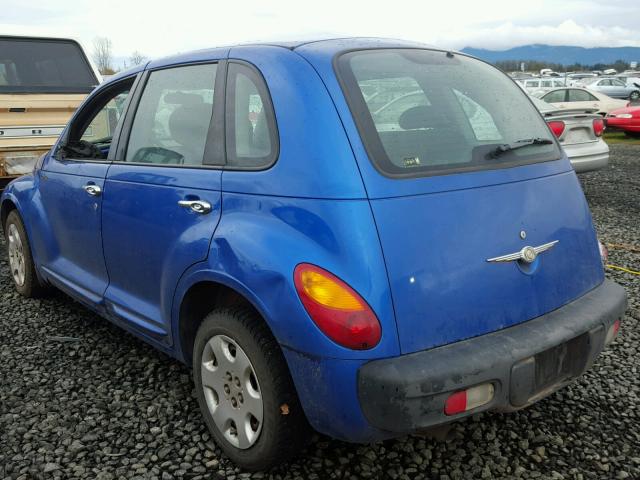 3C4FY48B03T570037 - 2003 CHRYSLER PT CRUISER BLUE photo 3