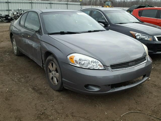 2G1WJ15K979105927 - 2007 CHEVROLET MONTE CARL GRAY photo 1