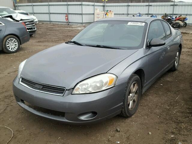 2G1WJ15K979105927 - 2007 CHEVROLET MONTE CARL GRAY photo 2