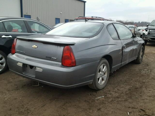 2G1WJ15K979105927 - 2007 CHEVROLET MONTE CARL GRAY photo 4