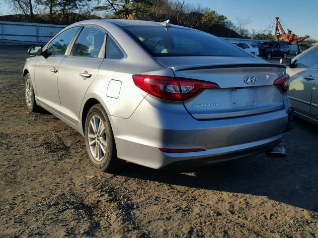 5NPE24AF2FH251866 - 2015 HYUNDAI SONATA SE CHARCOAL photo 3