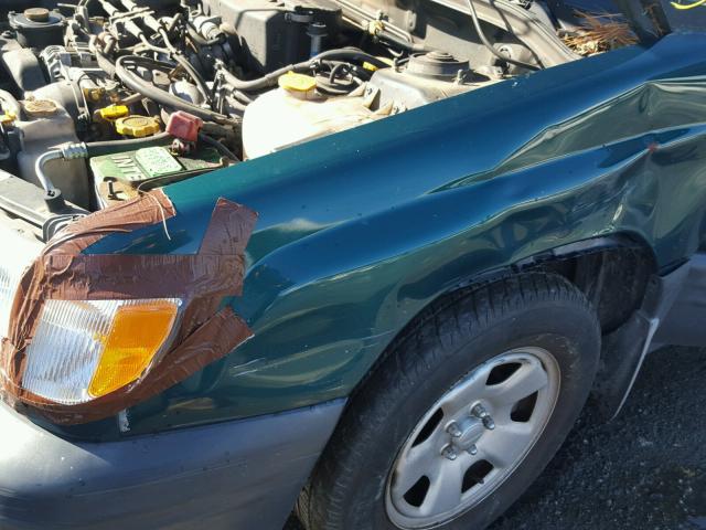 JF1SF63591H704370 - 2001 SUBARU FORESTER L GREEN photo 9