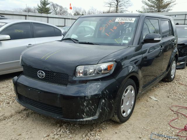 JTLKE50E291068055 - 2009 SCION XB BLACK photo 2