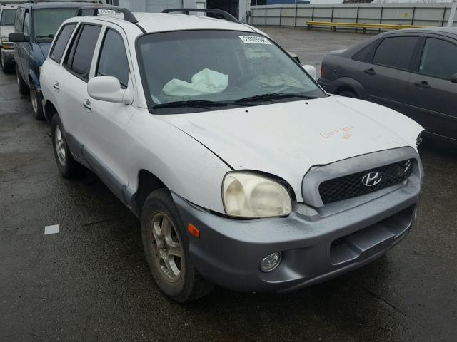 KM8SC73E74U759674 - 2004 HYUNDAI SANTA FE G WHITE photo 1