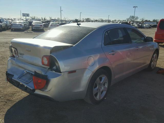 1G1ZB5EB9A4132265 - 2010 CHEVROLET MALIBU LS SILVER photo 4