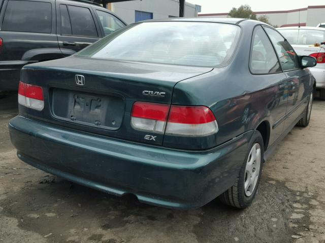 1HGEJ8241YL030749 - 2000 HONDA CIVIC EX 绿色 照片 4