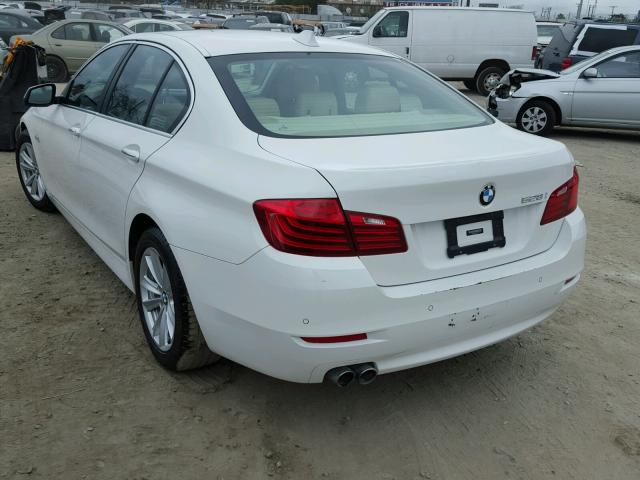 WBA5A5C5XED501823 - 2014 BMW 528 I WHITE photo 3