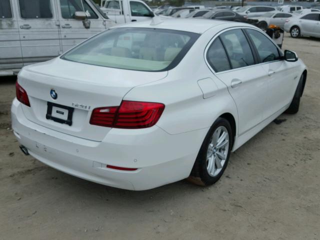 WBA5A5C5XED501823 - 2014 BMW 528 I WHITE photo 4