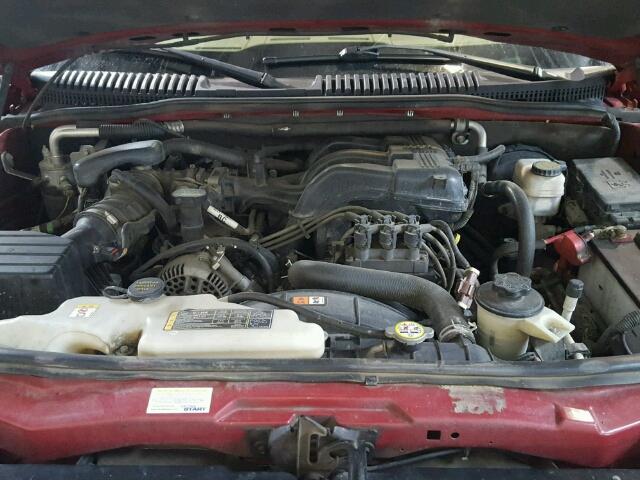 1FMEU51E08UB25727 - 2008 FORD EXPLORER S RED photo 7