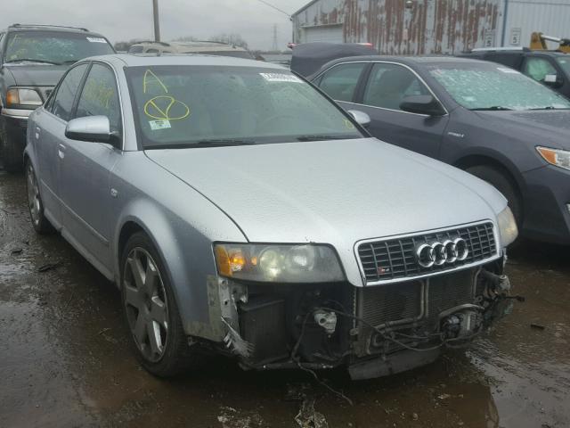 WAUPL68E05A011488 - 2005 AUDI S4 SILVER photo 1