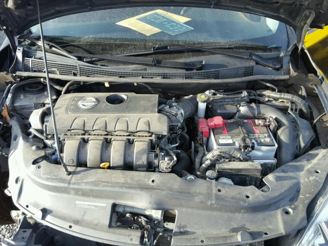 3N1AB7AP7EY256672 - 2014 NISSAN SENTRA S BROWN photo 7