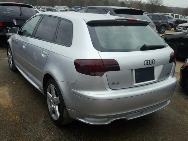 WAUHF78PX8A028824 - 2008 AUDI A3 2.0 SILVER photo 3