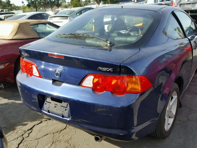 JH4DC54874S017716 - 2004 ACURA RSX BLUE photo 10