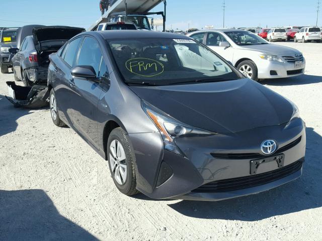 JTDKARFU3G3520559 - 2016 TOYOTA PRIUS BLACK photo 1