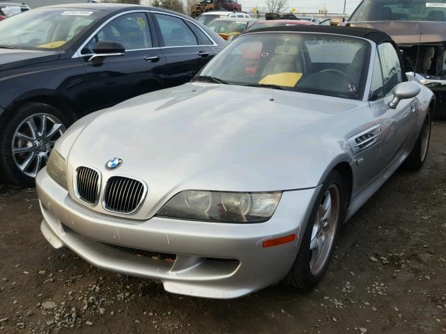 WBSCK9349YLC93736 - 2000 BMW M ROADSTER GRAY photo 2