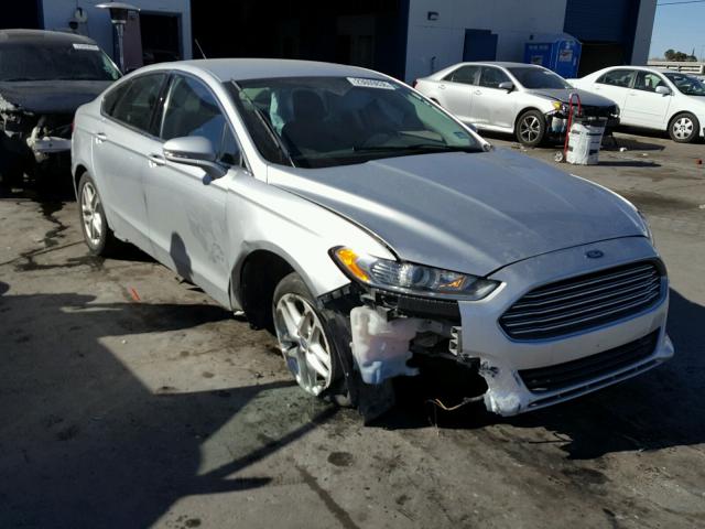 3FA6P0HR6DR327765 - 2013 FORD FUSION SE SILVER photo 1