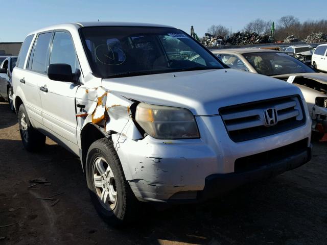 5FNYF18136B009838 - 2006 HONDA PILOT LX GRAY photo 1