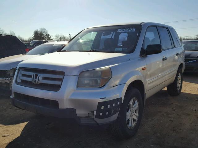 5FNYF18136B009838 - 2006 HONDA PILOT LX GRAY photo 2