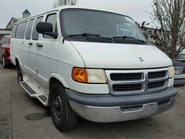 2B6KB31Z6XK571233 - 1999 DODGE RAM VAN B3 WHITE photo 1