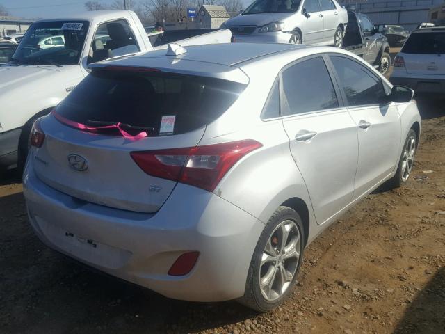 KMHD35LE8DU044075 - 2013 HYUNDAI ELANTRA GT SILVER photo 4