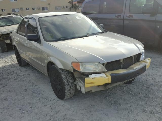 JM1BJ225610429378 - 2001 MAZDA PROTEGE LX BEIGE photo 1