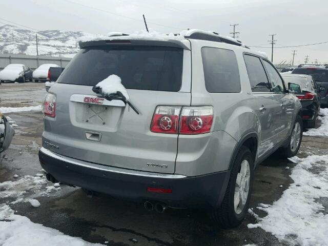 1GKEV33737J115055 - 2007 GMC ACADIA SLT ვერცხლისფერი ფოტო 4