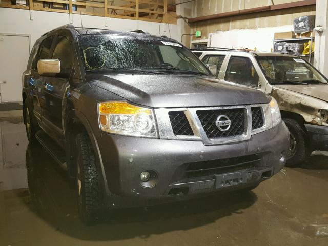 5N1AA0NC6CN601419 - 2012 NISSAN ARMADA SV GRAY photo 1